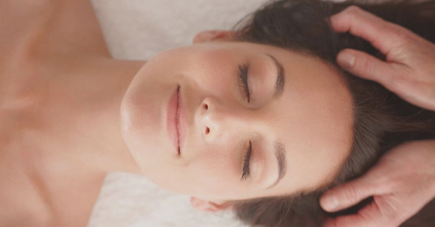 Woman relaxing for massage