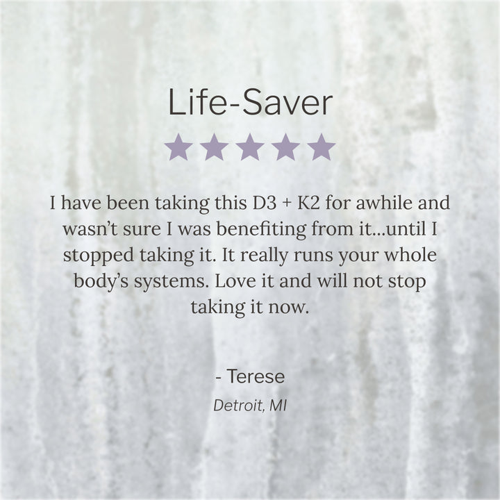 Vitamin D3 + K2